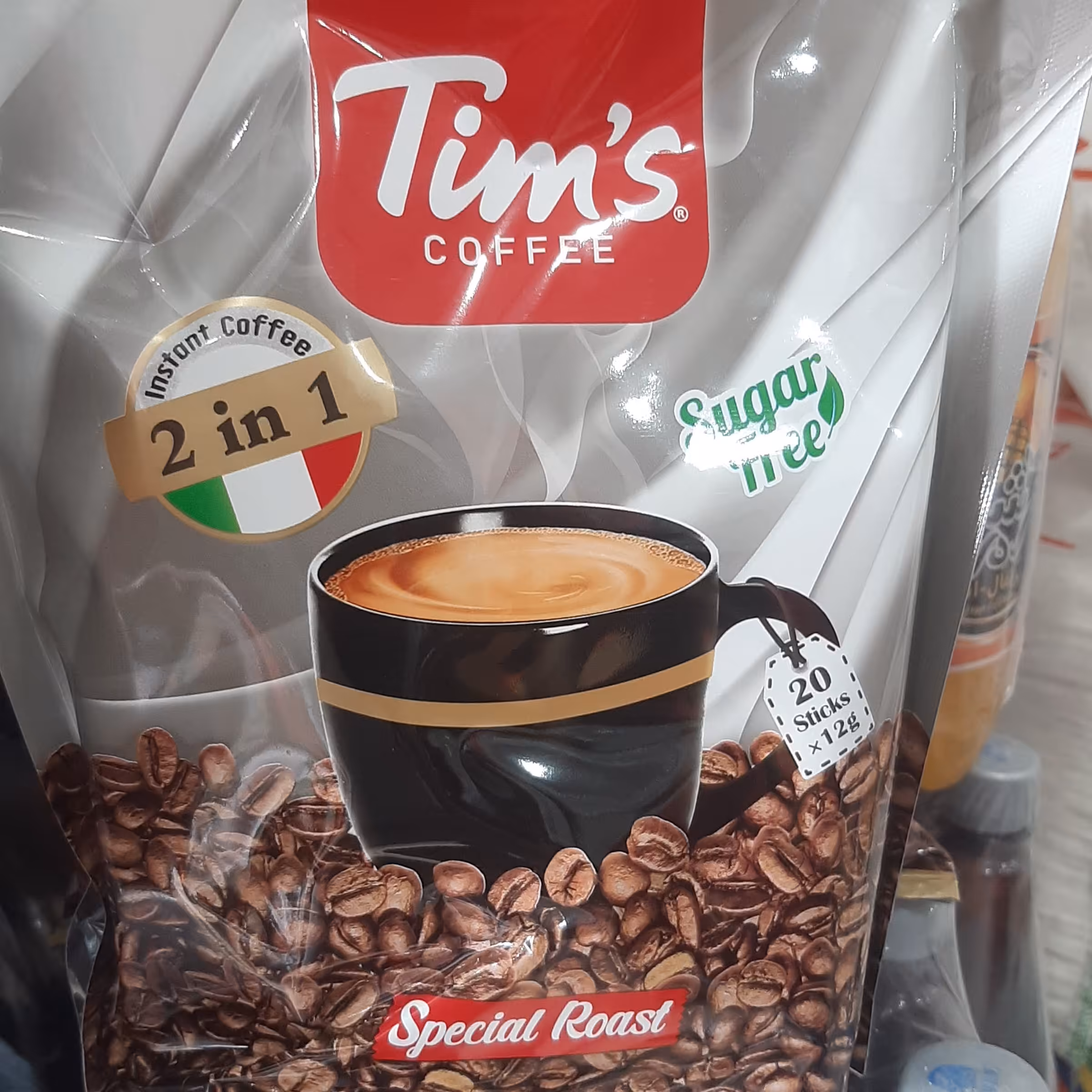 نسکافه 2*1 بدون شکر تیمز کارتن 12 عددی