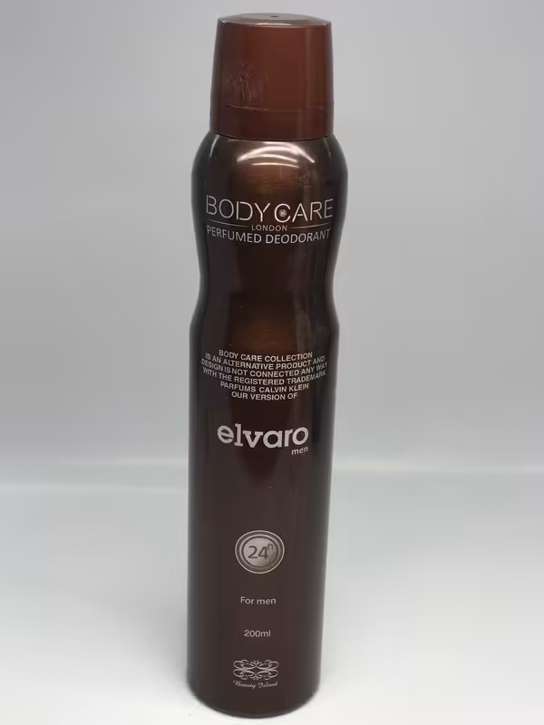 اسپری مردانه بادی کر مدل الوارو حجم 200 میل - Body Care elvaro
