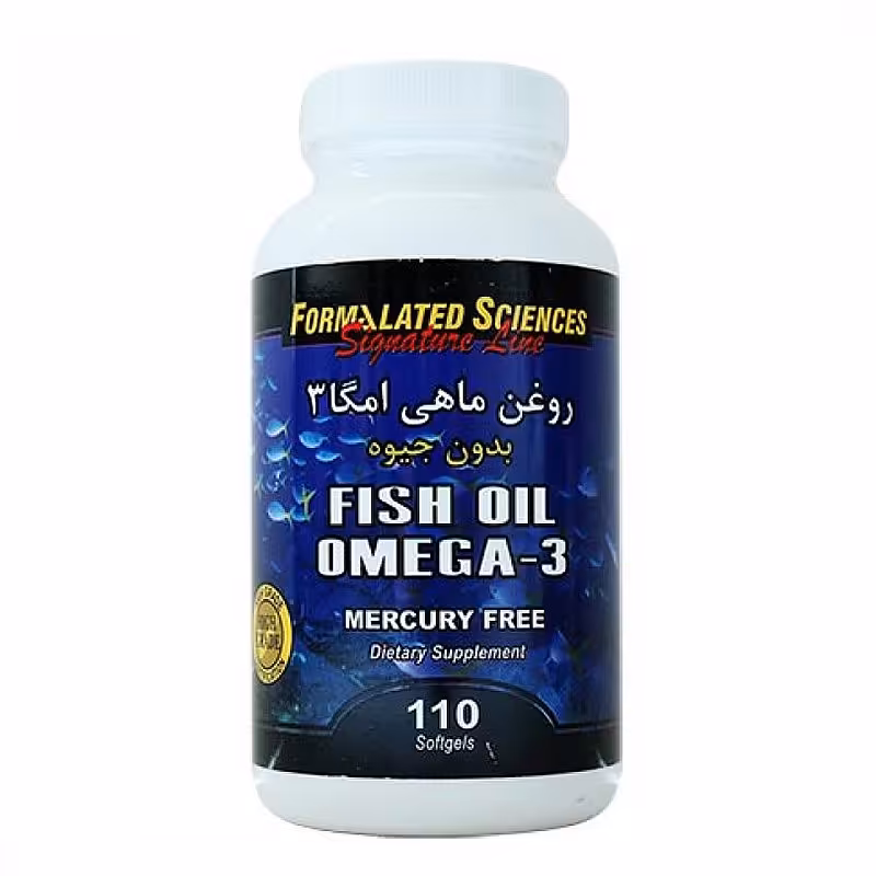 کپسول روغن ماهی امگا 3 بدون جیوه فرمولیتد ساینسز | Formulated Sciences | فارموکسین