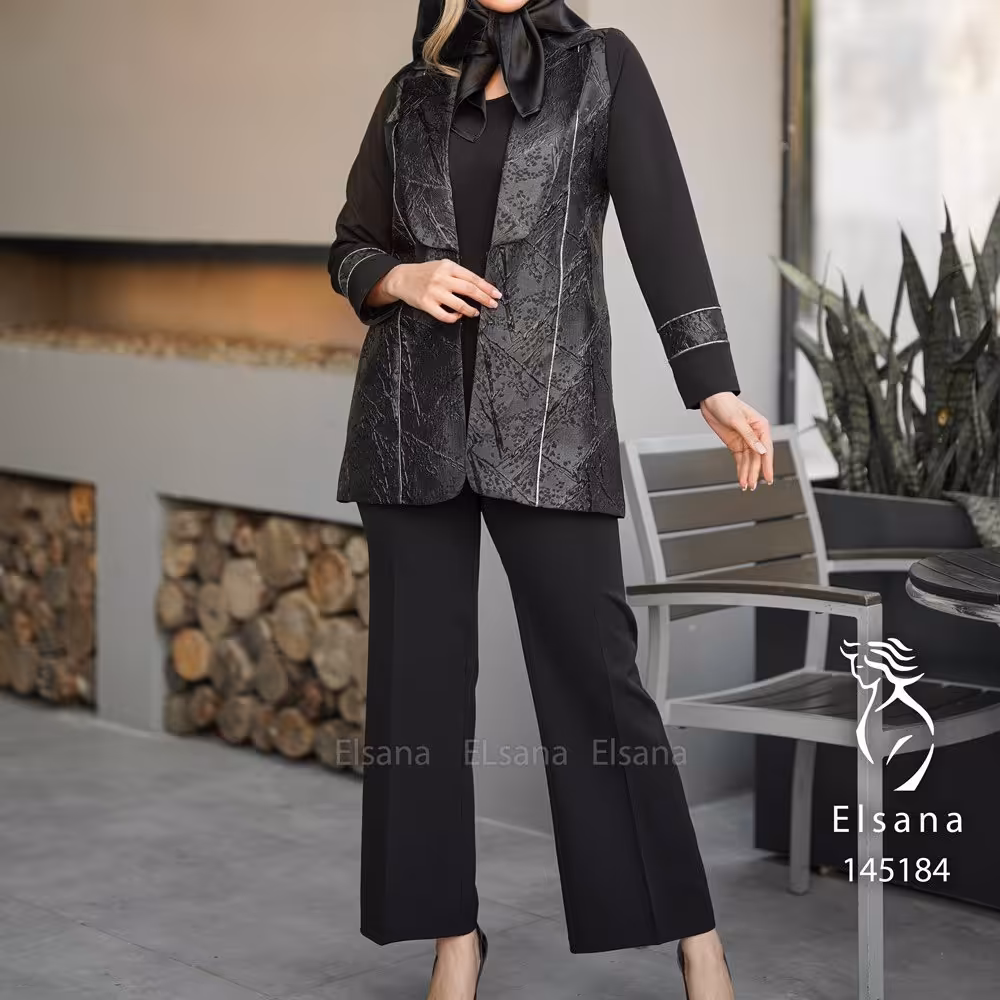 کت زنانه ترکیبی مدل صنم