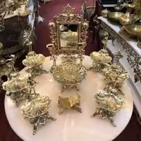 ست هفت سین بالرین برنزی بسیار زیبا و شیک