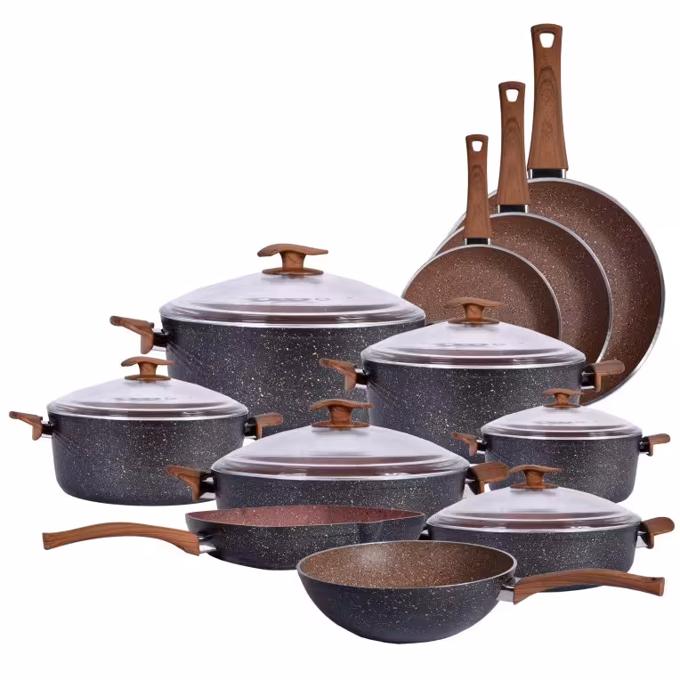 سرویس پخت و پز 17 پارچه اویز مدل full-eviz