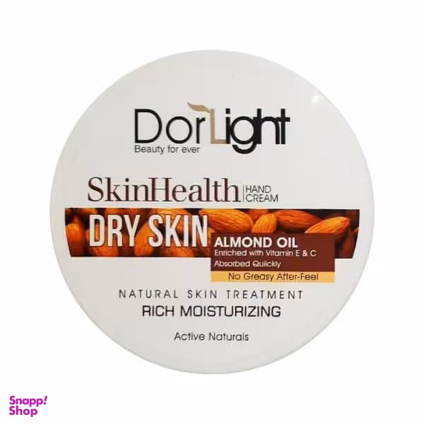 کرم مرطوب کننده دور لایت (Dorlight) مدل بادام حجم 150 میلی‌لیتر