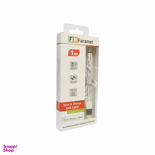 کابل اپل لایتنینگ USBفرانت (Faranet) مدل FN-U2LC100