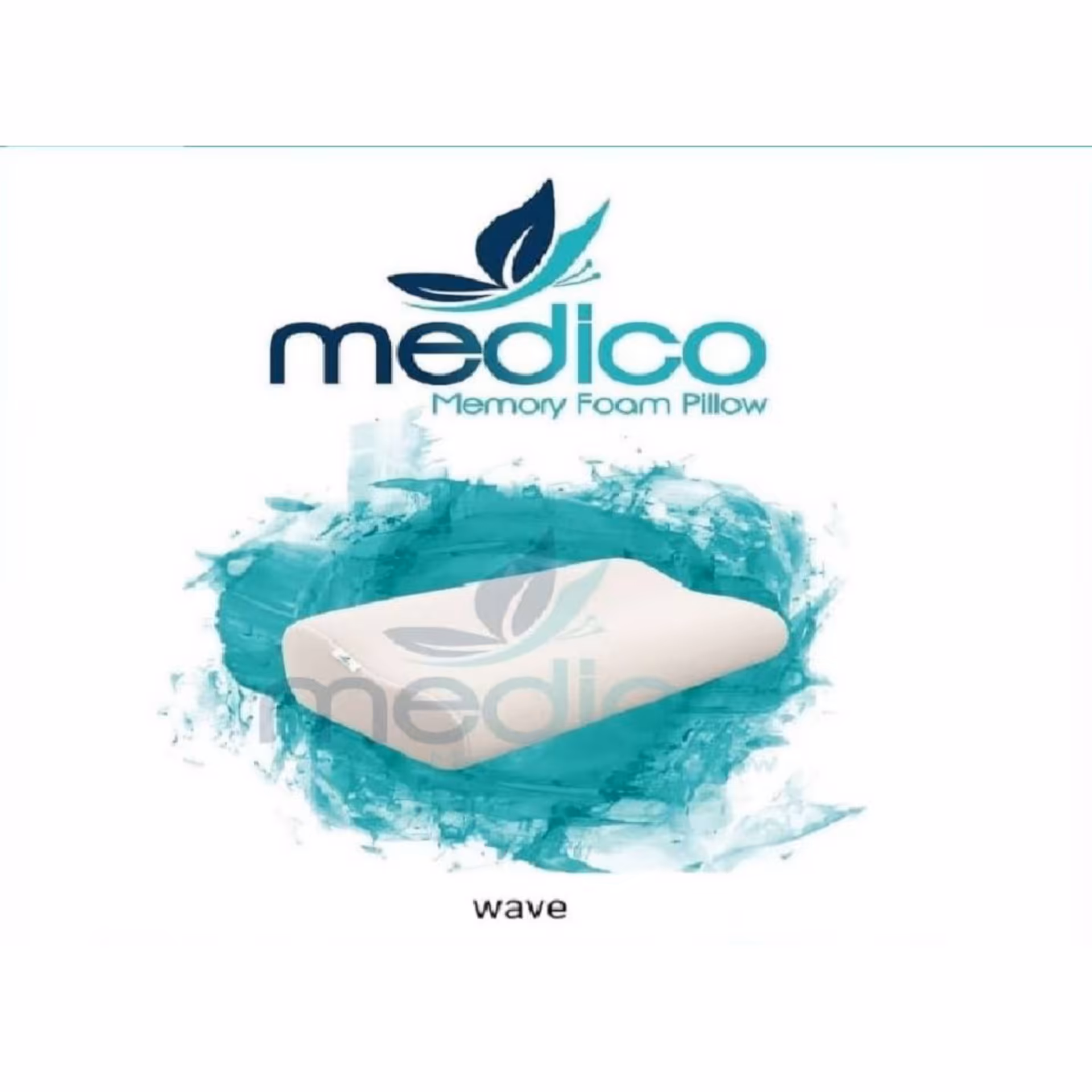 بالش طبی مموری فوم برند مدیکو مدل موج کوچک