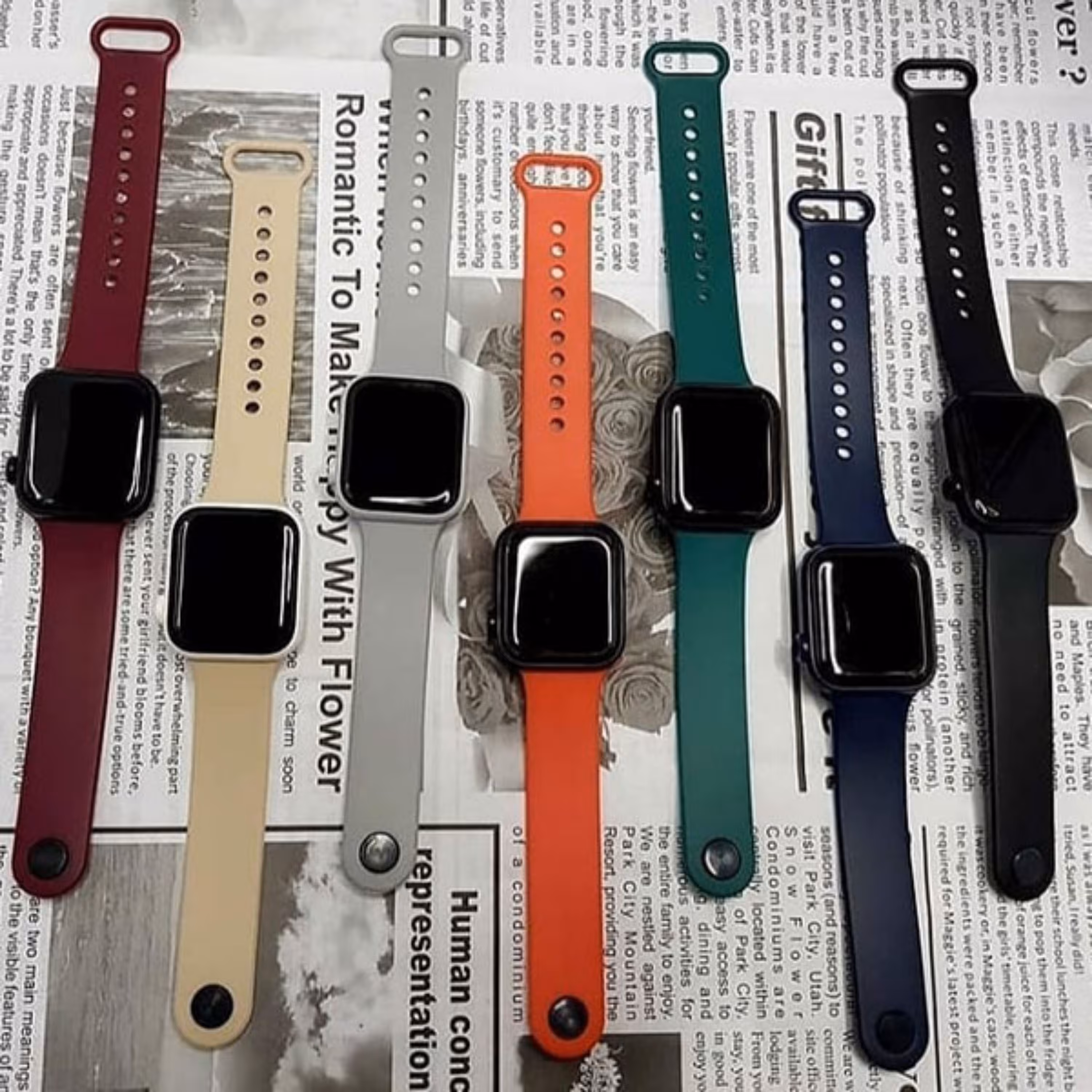 ساعت ال ای دی طرح اپل واچ قابل تعویض 