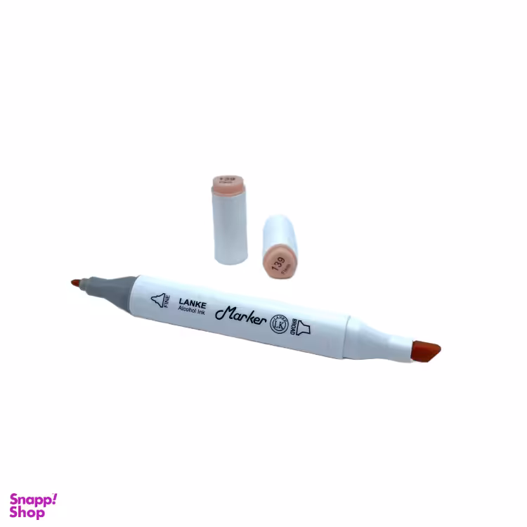 ماژیک راندو دو سر لانک رنگ Flesh کد 139