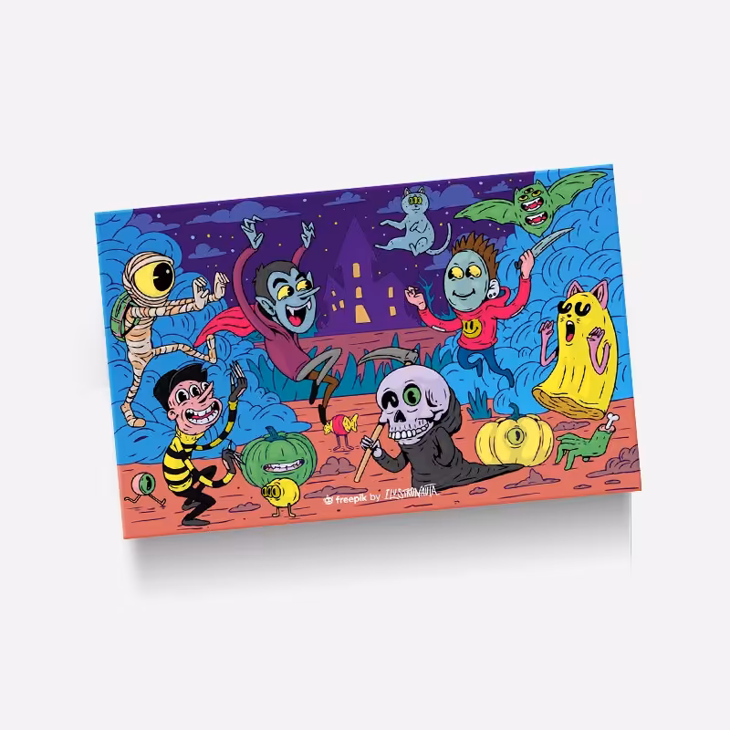 استیکر(برچسب) کارت عابر بانک-طرح شبح-کد847-سفارشی