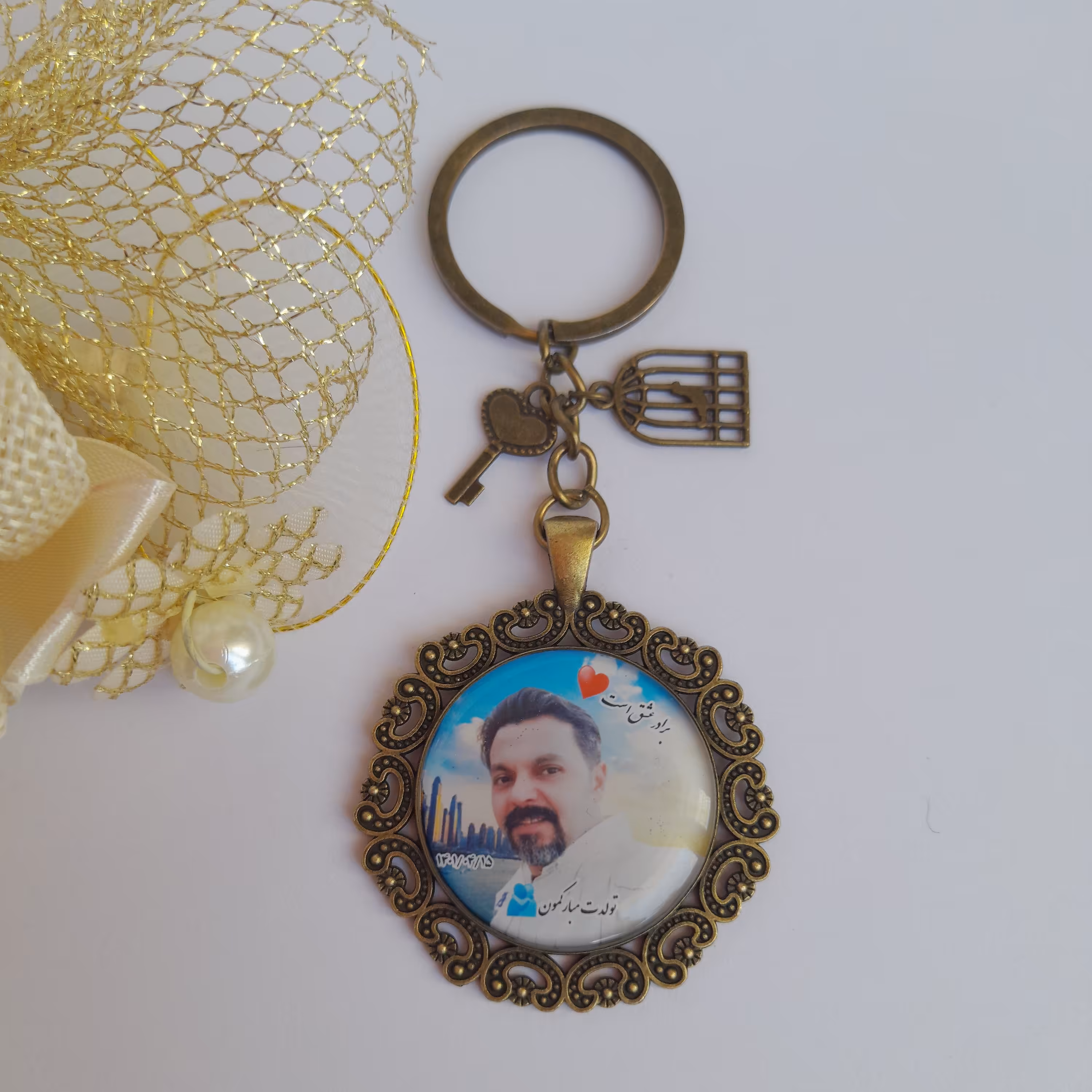 جاکلیدی عکسدار قاب دار یک طرفه با تنوع قاب بالا