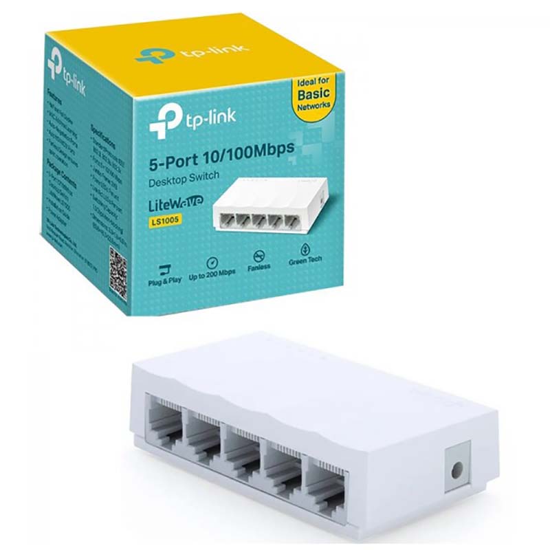 سوییچ شبکه 5 پورت TP-LINK مدل LS1005
