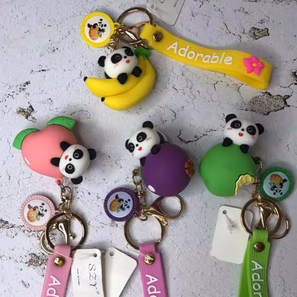 جاکلیدی سیلیکونی پاندا میوه ایی خیلی خیلی کیوت