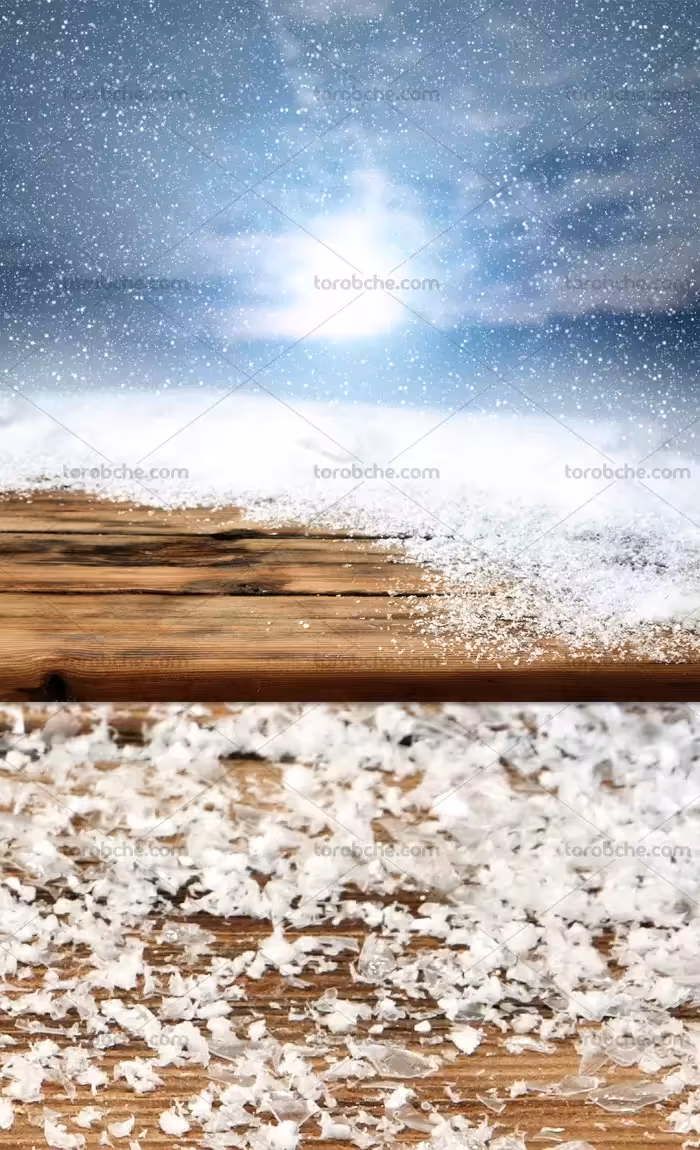 عکس با کیفیت بارش برف | گرافیک با طعم تربچه