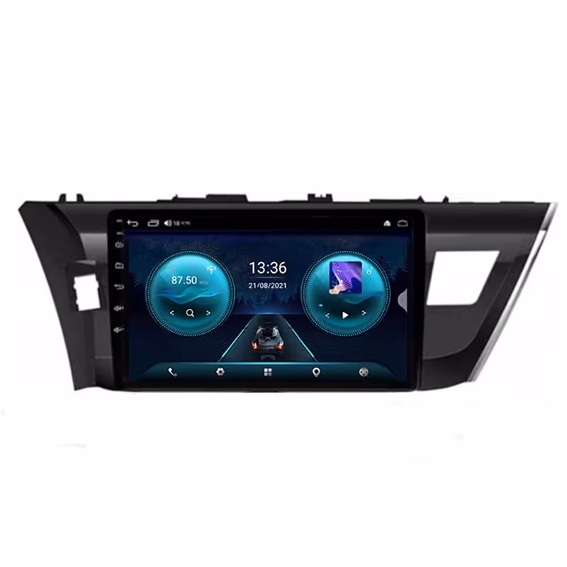 مانیتور خودرو  ماشین  فابریک  تویوتا کرولا  2013-2015  اندروید وینکا رم4 حافظه64 واقعی شرط  تست cpu z همراه با فریم اصلی