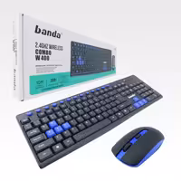 کیبورد و ماوس بی سیم باندا BANDA W400