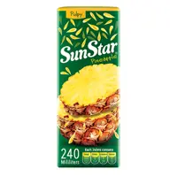 آبمیوه آناناس سان استار - 240 میلی لیتر بسته 36 عددی