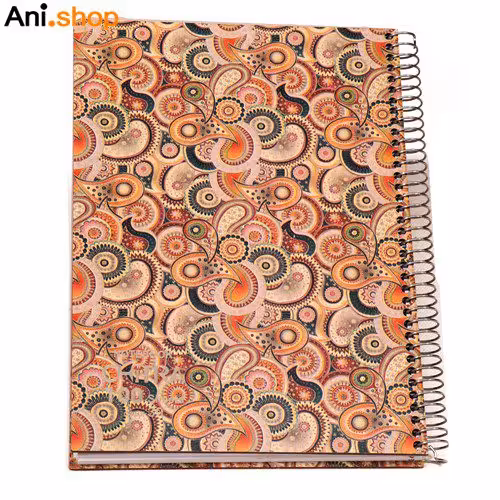 دفتر 100 برگ جلد چوبی کد 184