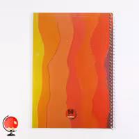 دفتر مشق 50 برگ سیمی طرح رنگی آپادانا