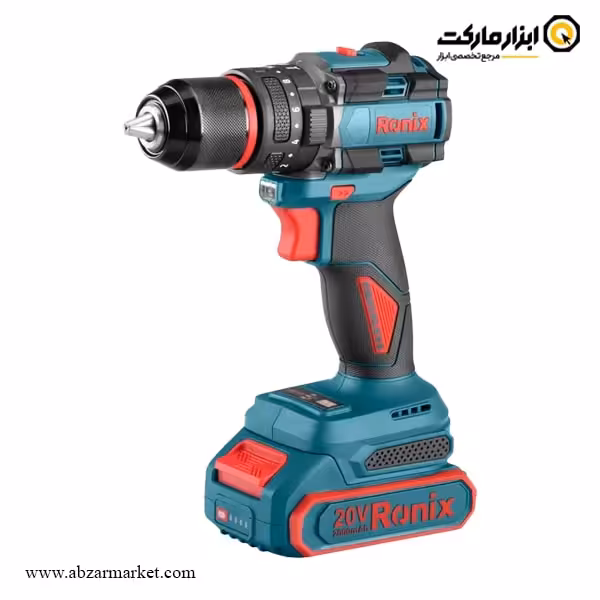 دریل شارژی چکشی رونیکس براشلس لیتیوم 20 ولت مدل 8670