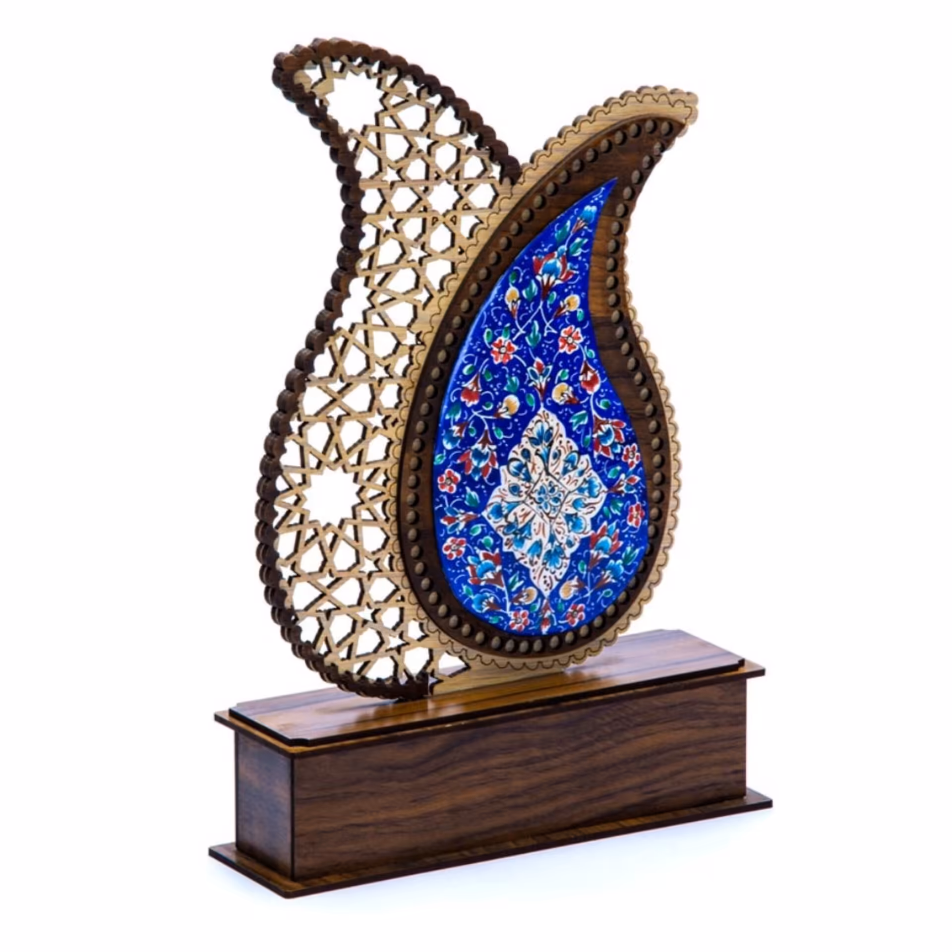 تندیس بت سر کج دو سر نقاشی مینا اصفهان