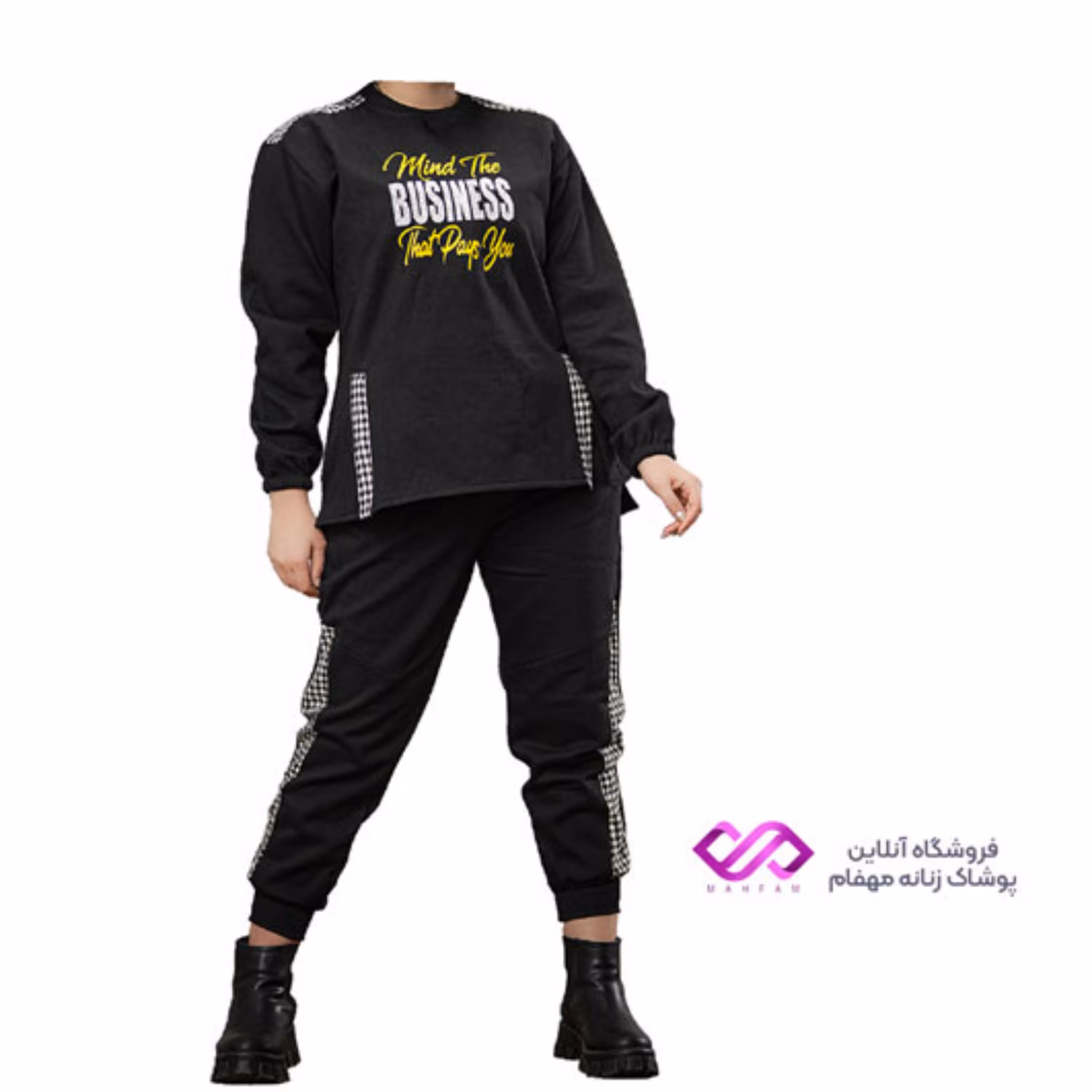 ست بلوز و شلوار قاپک دار