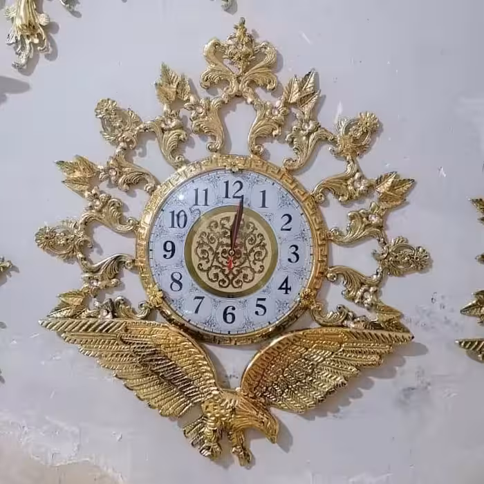 ساعت دیواری برنجی کد 7