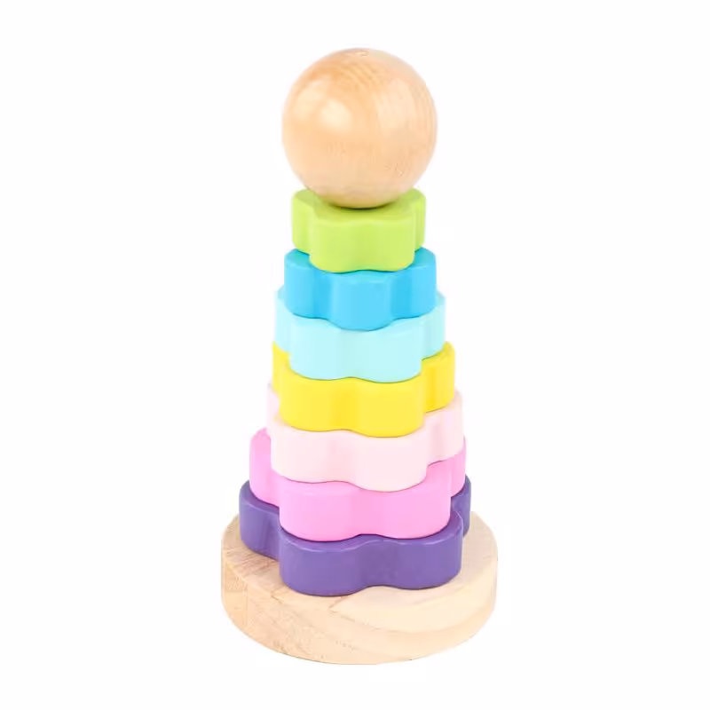 اسباب بازی فکری برج هوش چوبی مدل 1510