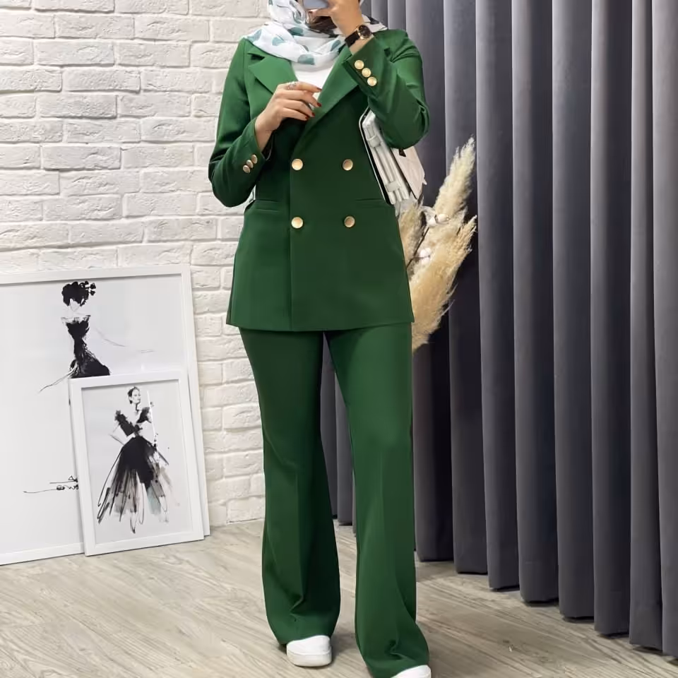 ست کت و شلوار  تاج طلا