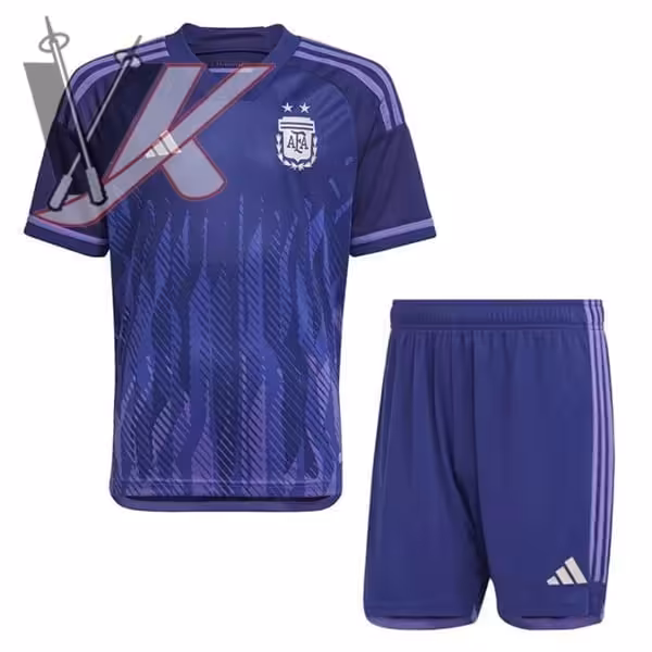 کیت دوم بچه گانه آرژانتین جام جهانی 2022 کد 2310012