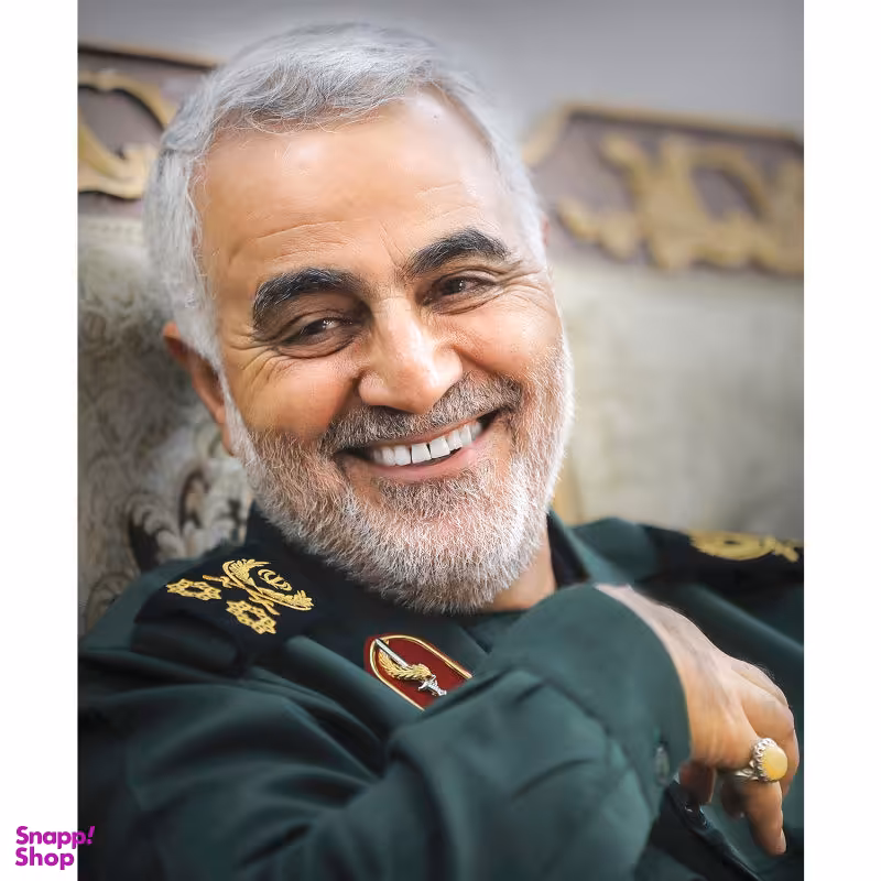 تابلو شاسی مدل شهید حاج قاسم سلیمانی کد 03