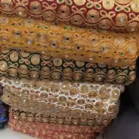 ساتن سوزن دوزی پارچه حیات