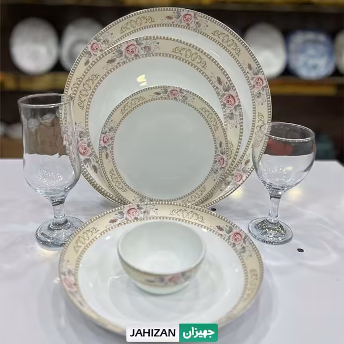 سرویس آرکوپال 26 پارچه مدل گلوریا صورتی