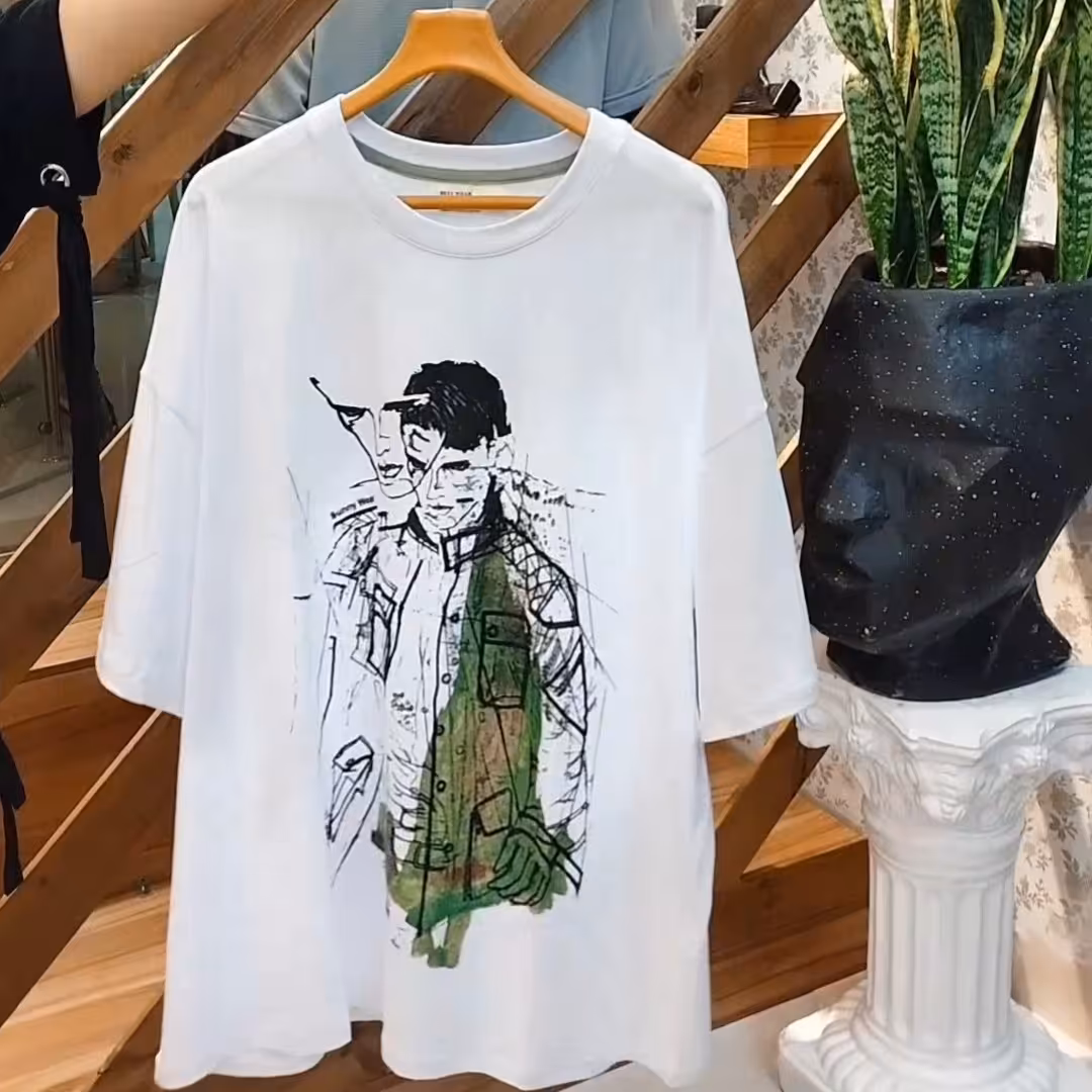 تیشرت طرحدار سایزبندی L XL 2XL کیفیت عالی و جنس تضمین شده
