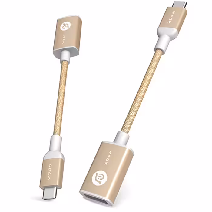 کیت آداپتور آدام المنتس ADAM ELEMENTS تبدیل USB-C به USB مدل CASA F13 - طلایی - Hiapple.ir