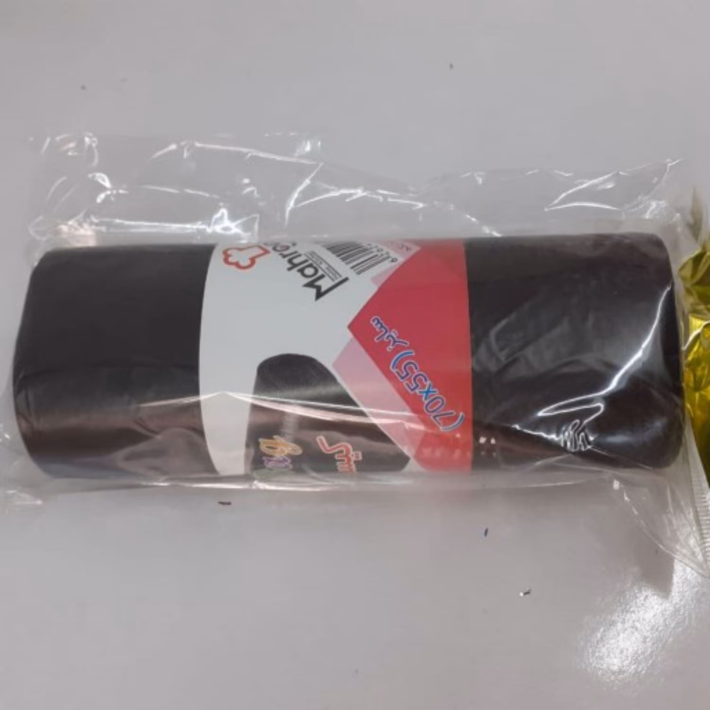 کیسه زباله تک رول 10عددی متوسط مشکی پلاستیک زباله