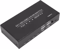KVM سوییچ 4 پورت HDMI 4K لمونتک