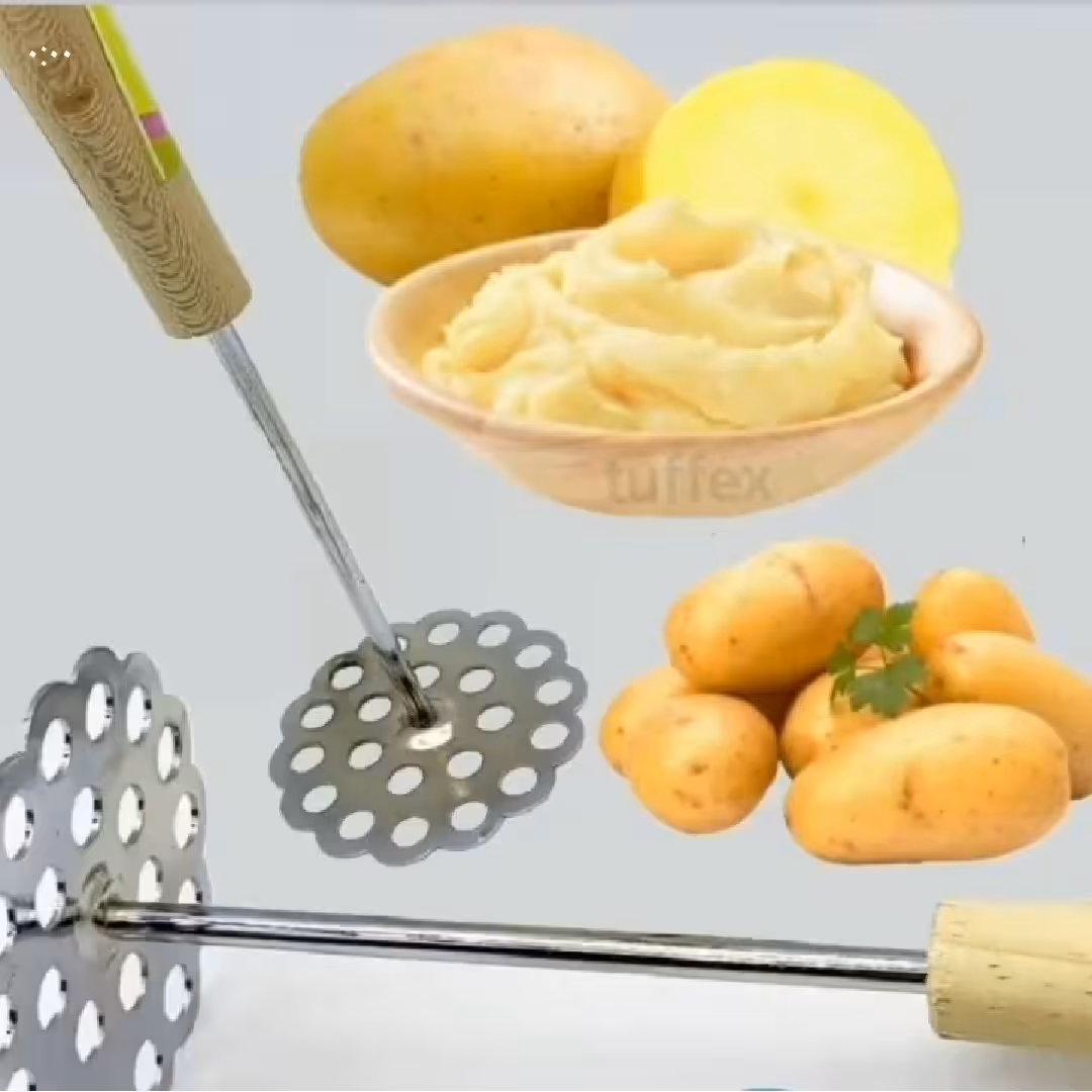پوره کن سیب زمینی دسته چوب