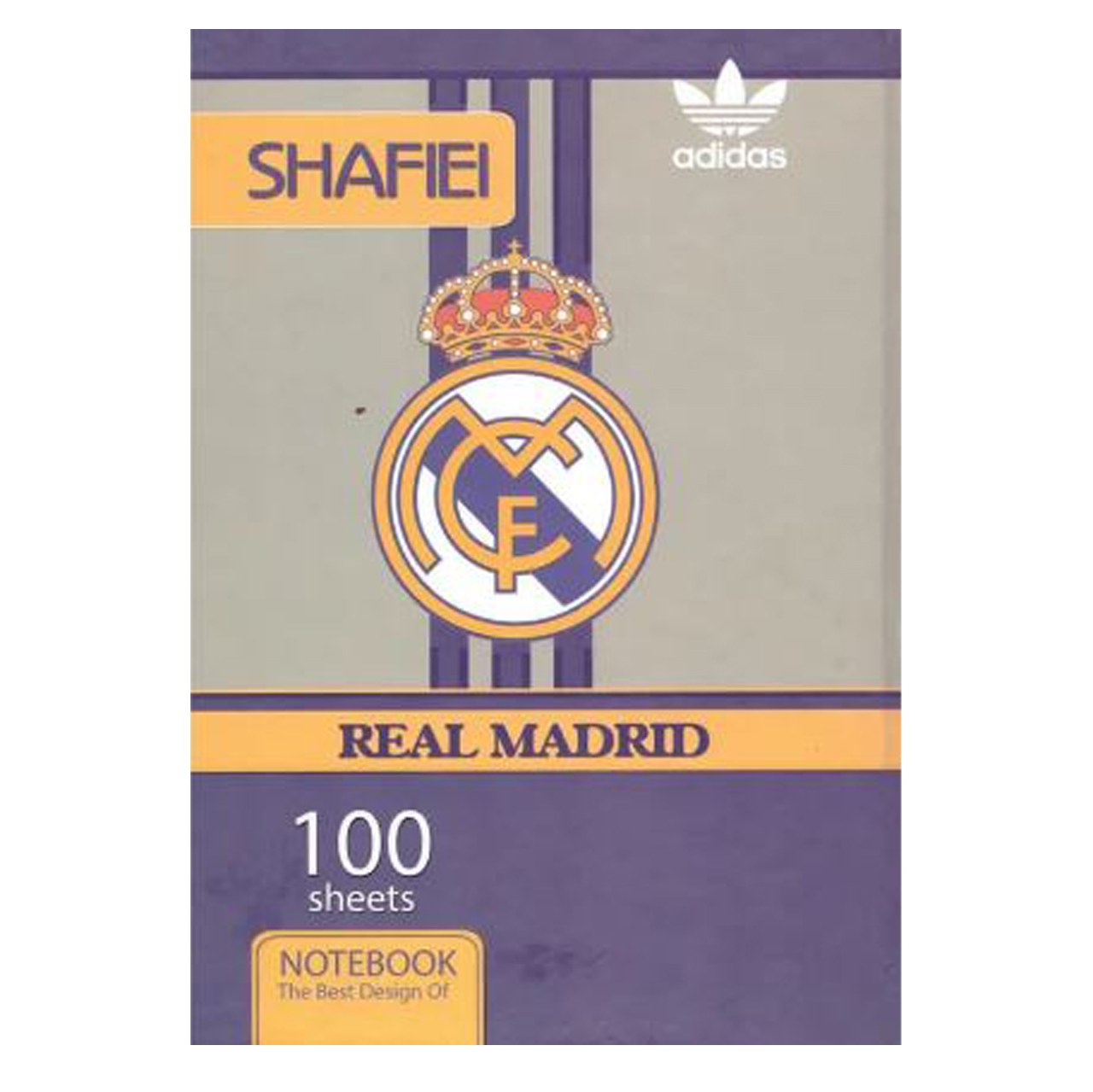 دفتر مشق 100 برگ شفیعی طرح REALMADRID کد 54