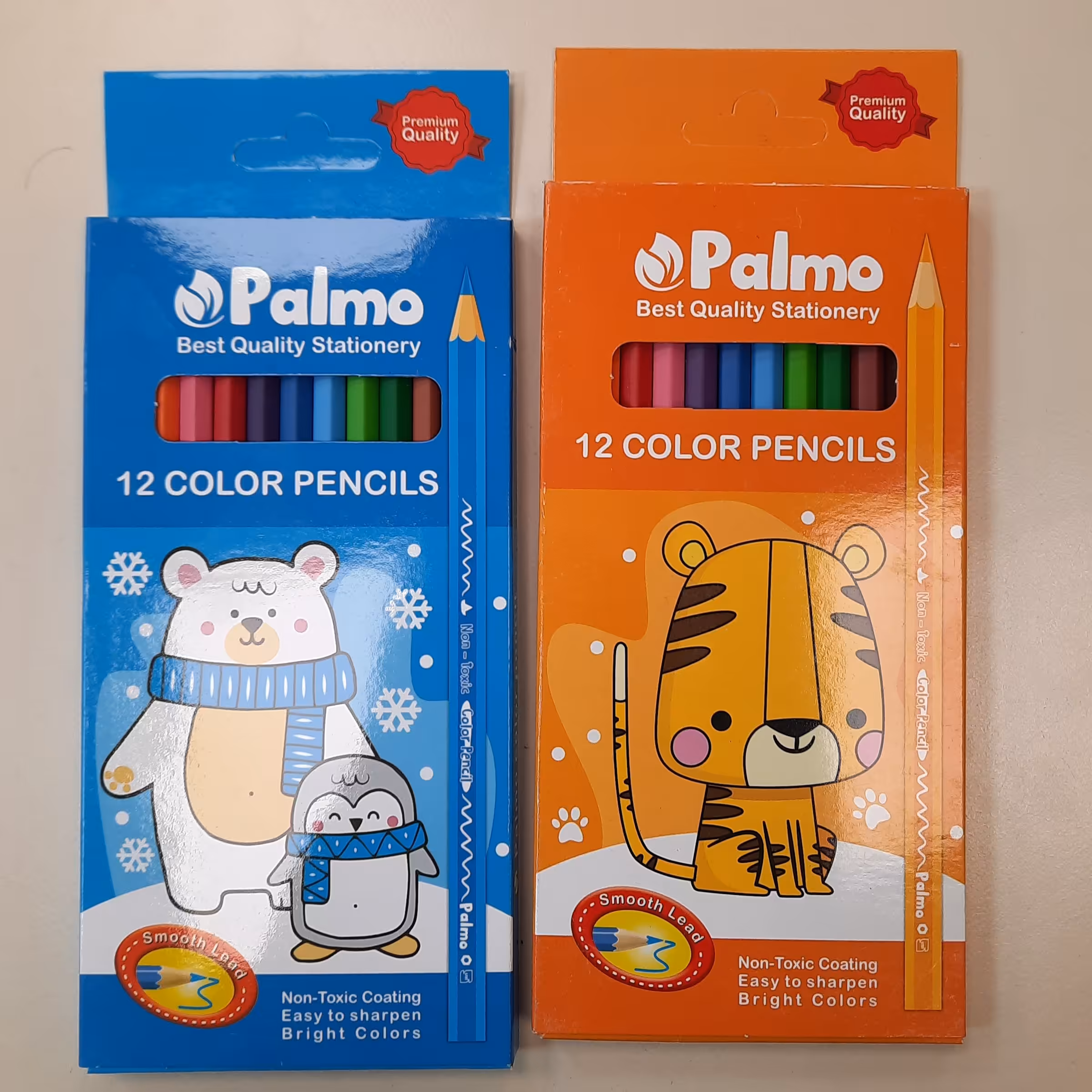 مداد رنگی 12 رنگ برند پالمو palmo