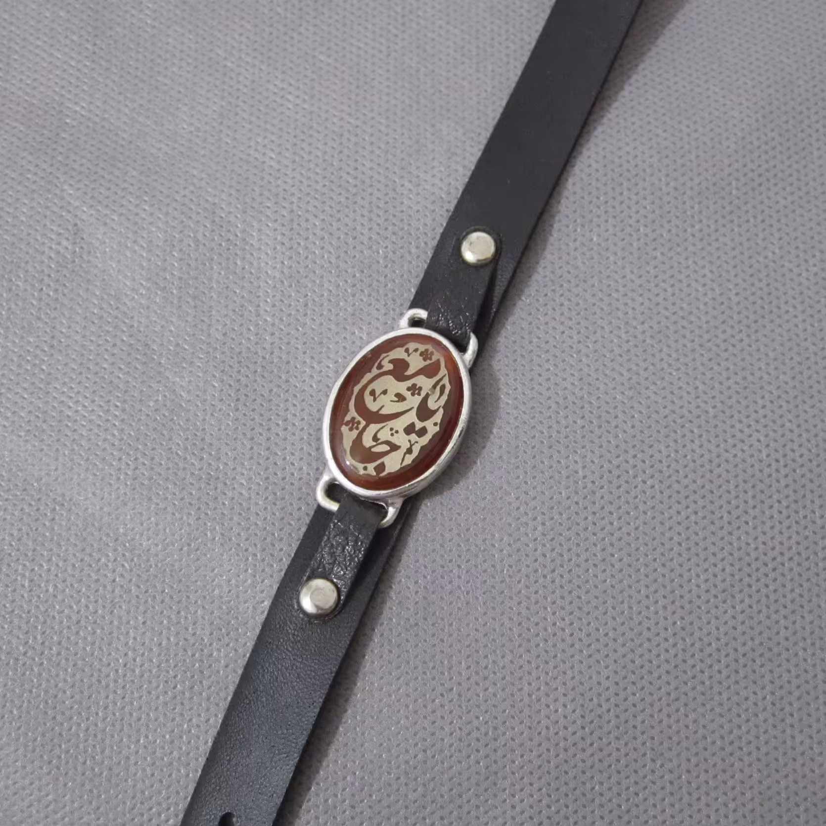 دستبند عقیق اصل حکاکی یا جامع