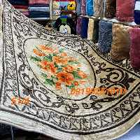 پتونرمینه  دونفره نسیم  مدل کرکره ای گلدار گلبرجسته ساکدار 
