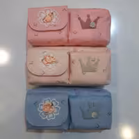 جامدادی پارچه ای لطیف طرح تاج