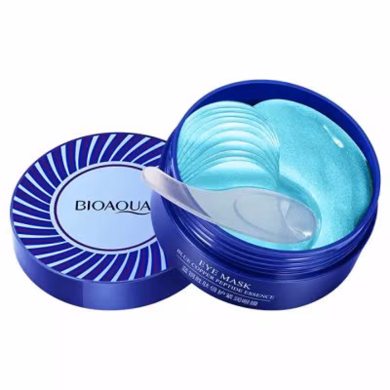 ماسک زیر چشم مرطوب کننده بایوآکوا مدل Blue copper peptide essence بسته 60 عددی