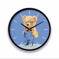 ساعت رومیزی راویتا مدل تدی کد 3429 در رنگ های مشکی و سفید