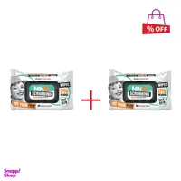 دستمال مرطوب نینو (Nino) مدل Scrubbing بسته 50 عددی مجموعه 2 عددی
