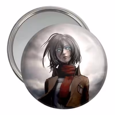آینه جیبی خندالو مدل میکاسا آکرمن انیمه اتک آن تایتان Attack on Titan کد 10996