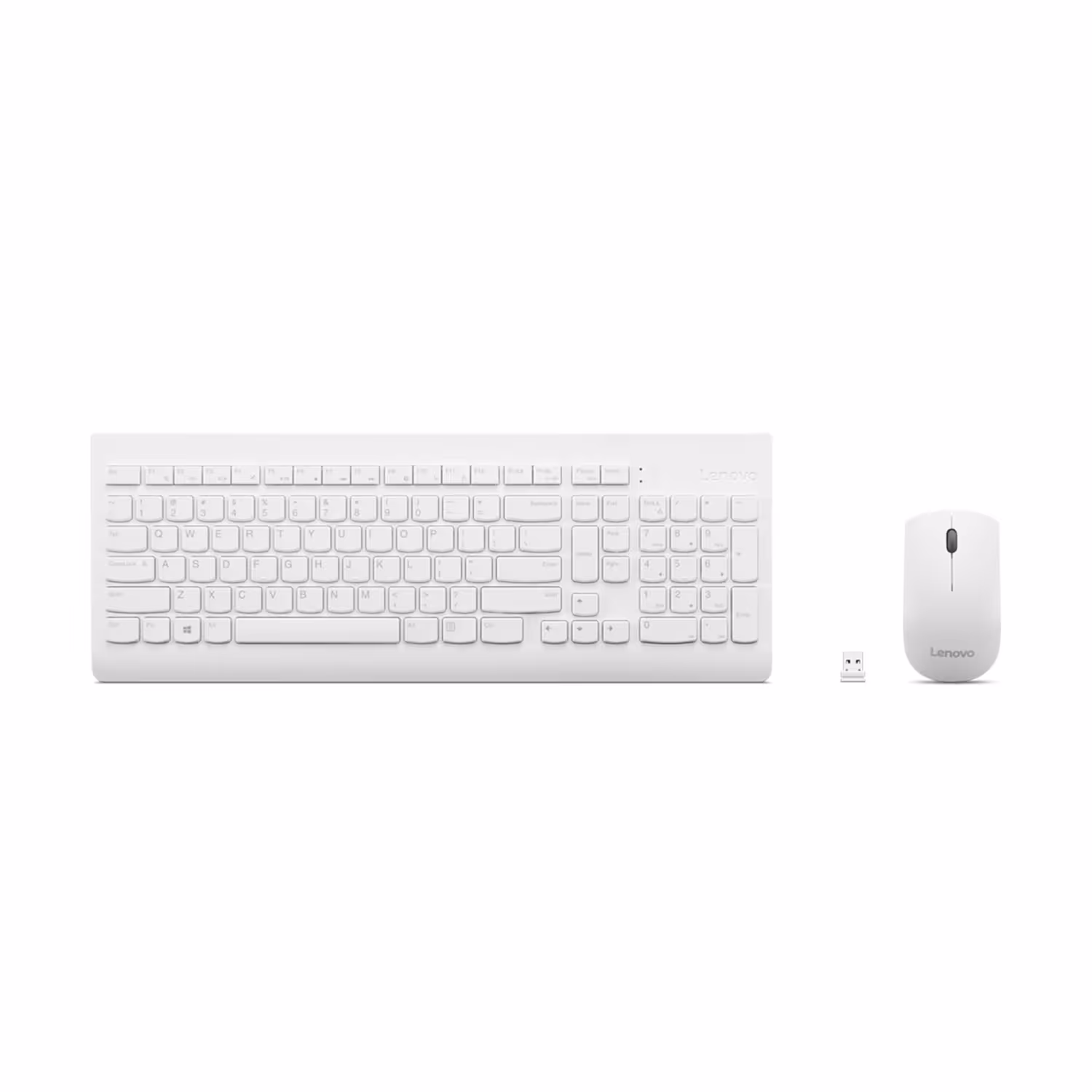 کیبورد و موس بی سیم Lenovo 510 Combo (سفید)