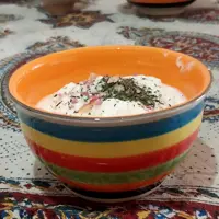 کاسه ماست خوری رنگین کمان