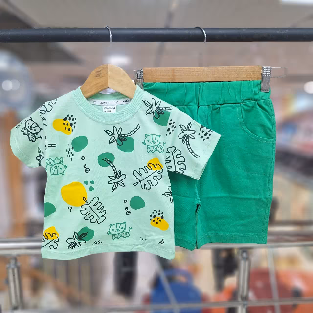 تیشرت شورت کاکولی نخل