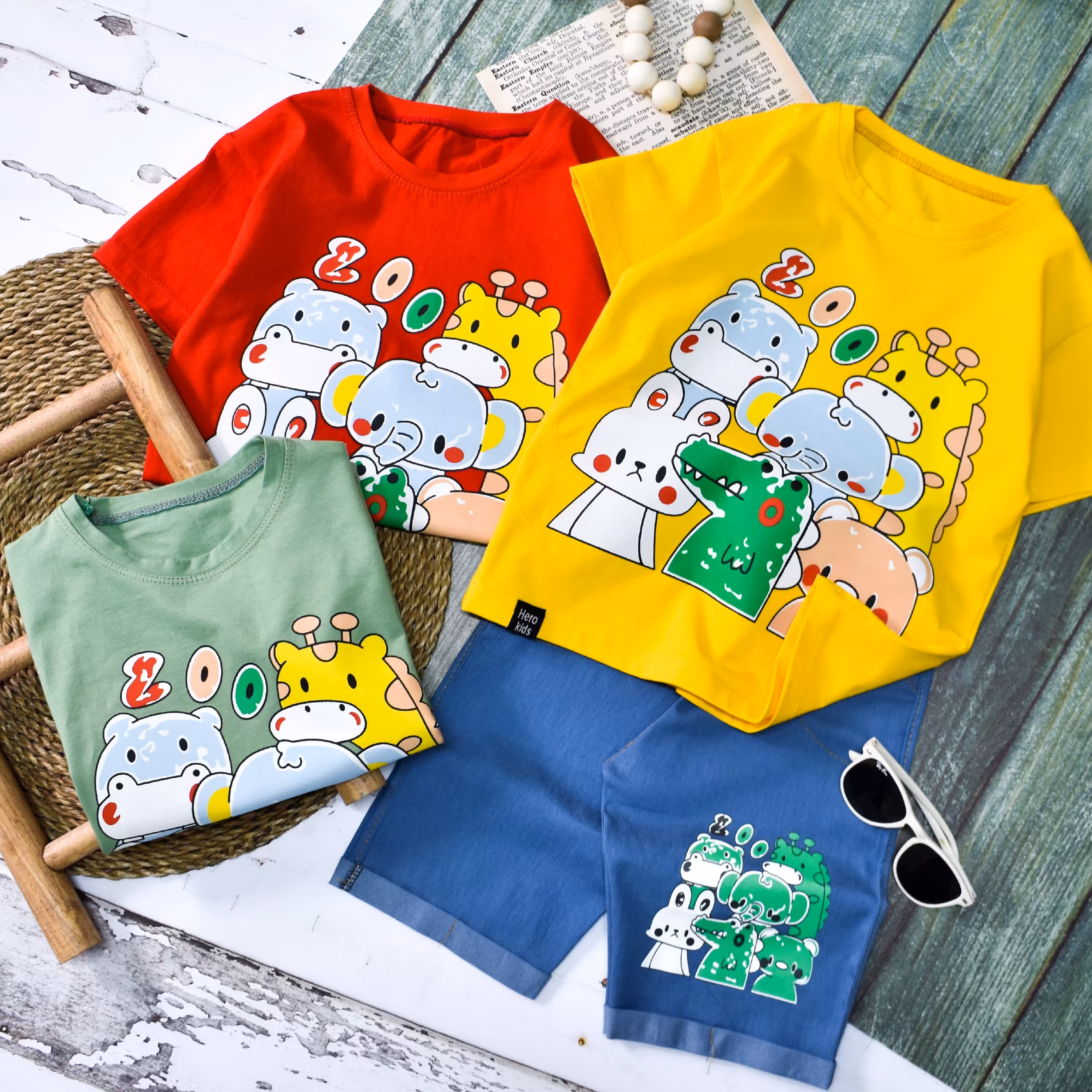 تیشرت شلوارک حیوانات اسپرت