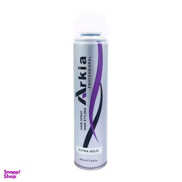 اسپری حالت دهنده مو آرکیا (Arkia) مدل EXTRA حجم 250 میلی‌ لیتر
